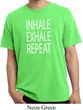 Yoga Inhale Exhale Repeat Pigment Dyed Shirt
