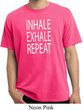 Yoga Inhale Exhale Repeat Pigment Dyed Shirt
