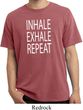 Yoga Inhale Exhale Repeat Pigment Dyed Shirt