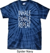 Yoga Inhale Exhale Repeat Spider Tie Dye Shirt