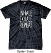 Yoga Inhale Exhale Repeat Spider Tie Dye Shirt