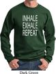 Yoga Inhale Exhale Repeat Sweatshirt