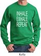Yoga Inhale Exhale Repeat Sweatshirt