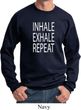 Yoga Inhale Exhale Repeat Sweatshirt