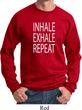 Yoga Inhale Exhale Repeat Sweatshirt