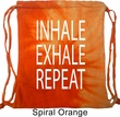 Yoga Inhale Exhale Repeat Tie Dye Bag