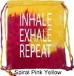 Yoga Inhale Exhale Repeat Tie Dye Bag