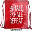 Yoga Inhale Exhale Repeat Tie Dye Bag