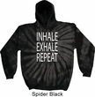 Yoga Inhale Exhale Repeat Tie Dye Hoodie