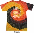 Yoga Inhale Exhale Repeat Tie Dye Shirt