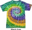 Yoga Inhale Exhale Repeat Tie Dye Shirt
