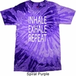 Yoga Inhale Exhale Repeat Tie Dye Shirt
