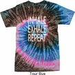 Yoga Inhale Exhale Repeat Tie Dye Shirt