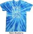 Yoga Inhale Exhale Repeat Twist Tie Dye Shirt