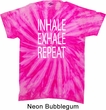 Yoga Inhale Exhale Repeat Twist Tie Dye Shirt