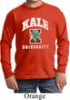 Yoga Kale University Darks Kids Long Sleeve Shirt