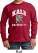 Yoga Kale University Darks Kids Long Sleeve Shirt