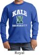 Yoga Kale University Darks Kids Long Sleeve Shirt