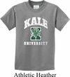 Yoga Kale University Darks Kids Shirt
