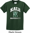 Yoga Kale University Darks Kids Shirt