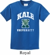 Yoga Kale University Darks Kids Shirt