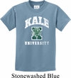 Yoga Kale University Darks Kids Shirt