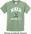 Yoga Kale University Darks Kids Shirt