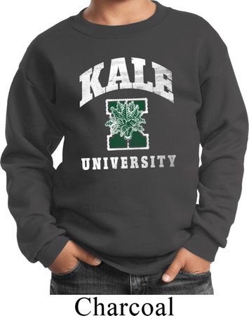 Yoga Kale University Darks Kids Sweatshirt