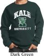 Yoga Kale University Darks Kids Sweatshirt