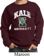 Yoga Kale University Darks Kids Sweatshirt