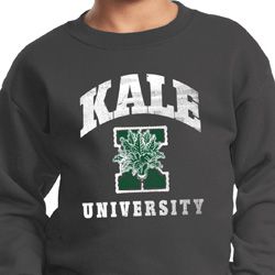Yoga Kale University Darks Kids Sweatshirt