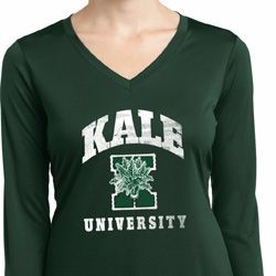 Yoga Kale University Darks Ladies Dry Wicking Long Sleeve Shirt Yoga Kale University Darks Ladies Dry Wicking Long Sleeve Shirt