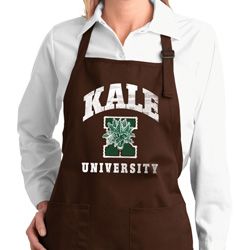 Yoga Kale University Darks Ladies Full Length Apron with Pockets Yoga Kale University Darks Ladies Full Length Apron with Pockets