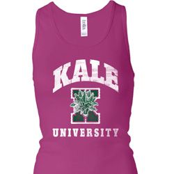 Yoga Kale University Darks Ladies Longer Length Racerback Tank Top Yoga Kale University Darks Ladies Longer Length Racerback Tank Top