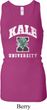 Yoga Kale University Darks Ladies Longer Length Racerback Tank Top