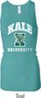 Yoga Kale University Darks Ladies Longer Length Racerback Tank Top