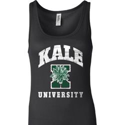 Yoga Kale University Darks Ladies Longer Length Tank Top Yoga Kale University Darks Ladies Longer Length Tank Top