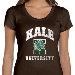 Yoga Kale University Darks Ladies Scoop Neck Shirt Yoga Kale University Darks Ladies Scoop Neck Shirt