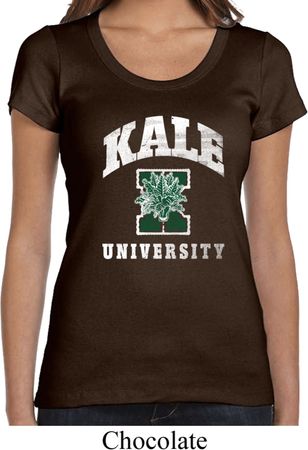 Yoga Kale University Darks Ladies Scoop Neck Shirt