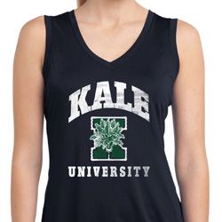 Yoga Kale University Darks Ladies Sleeveless Moisture Wicking Shirt Yoga Kale University Darks Ladies Sleeveless Moisture Wicking Shirt