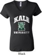 Yoga Kale University Darks Ladies V-neck Shirt