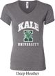 Yoga Kale University Darks Ladies V-neck Shirt