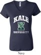 Yoga Kale University Darks Ladies V-neck Shirt