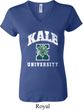 Yoga Kale University Darks Ladies V-neck Shirt
