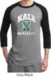 Yoga Kale University Darks Mens Raglan Shirt