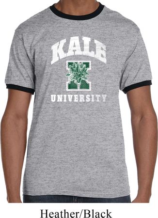 Yoga Kale University Darks Mens Ringer Shirt