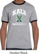 Yoga Kale University Darks Mens Ringer Shirt