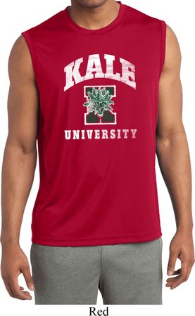 Yoga Kale University Darks Mens Sleeveless Moisture Wicking Shirt