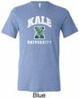 Yoga Kale University Darks Mens Tri Blend Crewneck Shirt