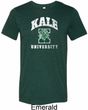 Yoga Kale University Darks Mens Tri Blend Crewneck Shirt